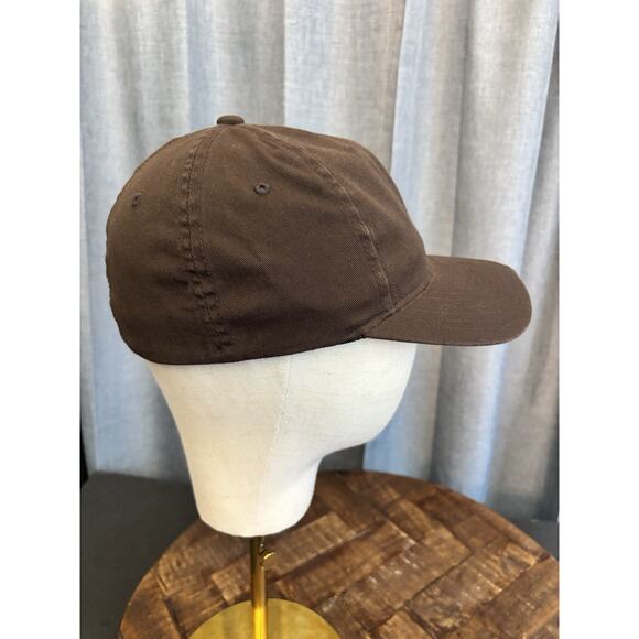 VOLCOM hat flexfit fitted brown Distressed Baseball cap Size Xsmall - Picture 6 of 16